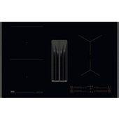 AEG TH84CB03FB Piano ad induzione con cappa integrata XT Bridge Evacuazione e ricircolo