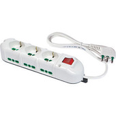 FANTON 42122 protezione da sovraccarico Bianco 9 presa(e) AC 1,5 m