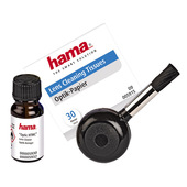 Hama Set di pulizia ottico, composto da: pennello pulizia pneumatico, liquido pulizia ottiche e carta pulizia