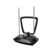 Hama Antenna da interno DVB-T/DVB-T2, Performance 35dB, nero