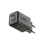 Cellularline MULTIPOWER MICRO 45W Caricabatterie da rete veloce ultracompatto 2 porte, 45W