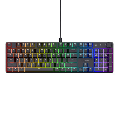 Trust GXT 866 Torix tastiera Giocare USB QWERTY Italiano Nero