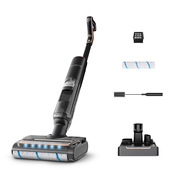 Rowenta X-Clean 7 , Lavapavimenti Senza Fili, Autonomia 50', Tecnologia Smart, Assistente Vocale, Autopulizia e Asciugatura, Luci Led, Pulizia Bordi, GZ5736