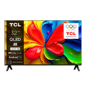 TCL Serie Smart TV HD QLED 32" 32S4K, Dolby Audio, HDR10, Android TV