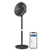 Philips Serie 3000 Ventilatore a piedistallo CX3550/01, Flusso d'aria 2562 m³/h, Ultra silenzioso 19db