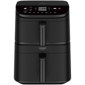 Cosori FRIGGITRICE AD ARIA Turbo Tower, 2630 W, 10,8 Litri, 2 cestelli, 7 Funzioni, 2 Motori DC, 50+ Ricette Complete Online