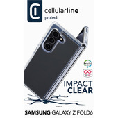 Cellularline Impact Clear Case - Galaxy Z Fold6 Custodia trasparente ultra-protettiva