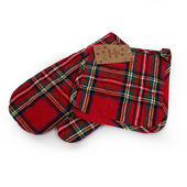 TESS AC48435 presina e guanto da forno Set di guanti da forno 2 pz Multicolore Cotone, Poliestere