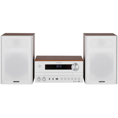 Kenwood M-820DAB Microsistema audio per la casa 50 W Bianco, Legno