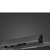 Smeg KSEIR92NE2 cappa aspirante Semintegrato (semincassato) Nero 235 m³/h