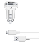 Cellularline Adaptive Fast Car Charger Kit 15W - Micro USB - Samsung