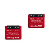 Shelly 1PM Mini Gen3 interruttore elettrico Interruttore intelligente 1P Rosso