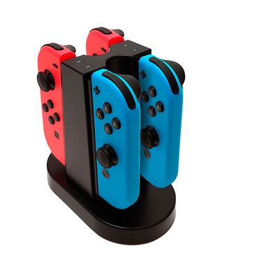 Bigben Interactive SWITCHQUADCHARGER Caricabatterie per dispositivi mobili Comandi di gaming Nero USB Interno