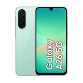 Samsung Galaxy A26 5G, Smartphone con Funzioni intelligenti, Display Super AMOLED 6.7”, 6GB RAM, 128GB, Batteria 5.000 mAh, memoria espandibile, Mint