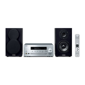 Yamaha MCR-N470D Microsistema audio per la casa 44 W Nero, Argento
