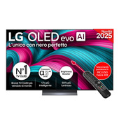 LG OLED evo AI OLED65C55LA TV Serie C5 65'' 4K, α9 Gen8, Brightness Booster, 40W, 4 HDMI, VRR 144Hz, Smart TV WebOS 25