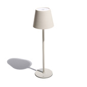 Muitomas TABLELAMPWH lampada da tavolo LED Bianco