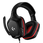 Logitech G 981-000757 cuffia e auricolare Cablato A Padiglione Gaming Nero, Rosso