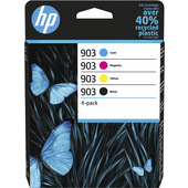 HP Confezione da 4 cartucce di inchiostro nero, ciano, magenta, giallo originali 903