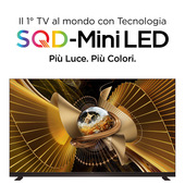 TCL X11L TV 75X11L SQD‑Mini LED da 75”, 4K UHD, 9000 nit e 11.520 zone di dimming, Smart Google TV a 144Hz, Dolby Vision & Atmos, Audio Bang & Olufsen