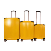 I Love Travel Set 3 Trolley PIC Med GR Rigido Giallo