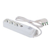 FANTON 47450 prolunghe e multiple 1,5 m 3 presa(e) AC Bianco