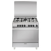 Glem Gas U865MI6 cucina Elettrico Acciaio inox