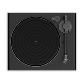 Victrola Hi-Res Onyx Giradischi con trasmissione a cinghia Nero, Argento