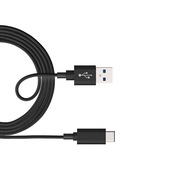 Electroline ELTYPEC2B cavo USB 1 m USB 2.0 USB A USB C Nero