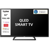 IOPLEE IOP32V2QM10 SMART TV QLED 32" FULL HD, Sistema operativo VIDAA, Triplo tuner DVBT2/C/S2, Certificato TivuSAT, Piedistallo centrale, Dolby Audio, Parental Control