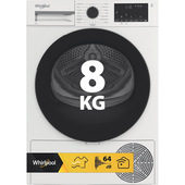 Whirlpool C WD 83M WBS IT, Asciugatrice Capacità 8kg, classe D, colore White, Display digitale XL