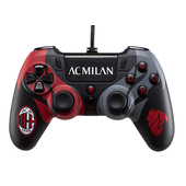 Qubick ACP40129 periferica di gioco Nero, Rosso USB Gamepad Analogico/Digitale PC, PlayStation 4
