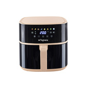 Tognana Porcellane D2DFA05IRCH friggitrice Singolo 8 L Indipendente 2000 W Friggitrice ad aria calda Nero, Champagne