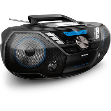 Philips AZB798T/12 impianto stereo portatile Analogico e digitale 12 W Nero