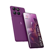 Motorola edge 60 pro con Moto AI (12/512GB, Fotocamera 50+50+10MP, selfie 50MP, Display 6.67" pOLED 120Hz, MediaTek Dimensity 8350, batteria 6000mAh, ricarica 90W, Android 15), PANTONE Sparkling Grape
