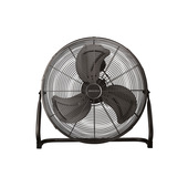 Electroline Ventilatore a piantana metallizzato 3 pale 50cm nero