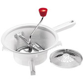 Moulinex K10121 affetta / sbuccia alimenti Rosso, Acciaio inossidabile, Bianco