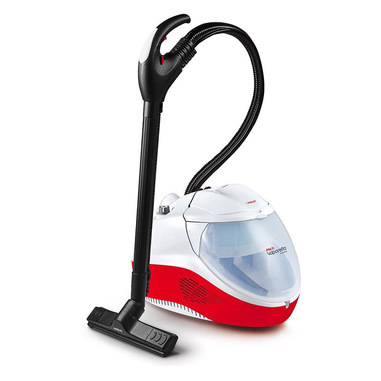 Polti Fav50_Multifloor Pulitore a vapore cilindrico 0,5 L Rosso, Bianco 1350 W