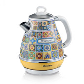Ariete 2869 Bollitore Positano, Bollitore Elettrico, 1,7L, Infusi, the, tisane, Base cordless, Autospegnimento