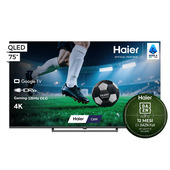 Haier H75S80GUX 190,5 cm (75") 4K Ultra HD Smart TV Wi-Fi Nero