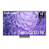 Samsung Series 7 TV QE55QN700CTXZT Neo QLED 8K, Smart TV 55" Processore Neural Quantum 8K Lite, Dolby Atmos e OTS Lite, Titan Black 2023