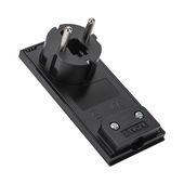 FANTON 80151 presa elettrica Nero 2P+E