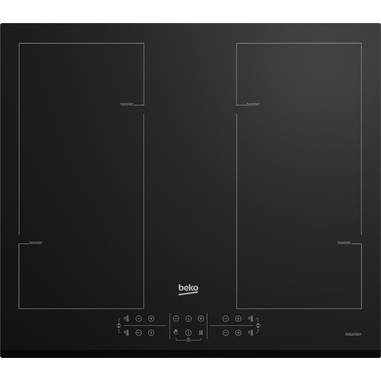 Beko HII64206F2MT Nero Da incasso 60 cm Piano cottura a induzione 4 Fornello(i)