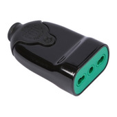 FME 86001 presa elettrica 2P+T Nero 2P