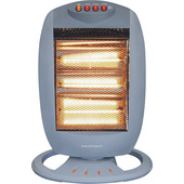 Smartway WFHH19O stufetta elettrica Interno Grigio 1200 W Riscaldatore di ambienti elettrico alogeno