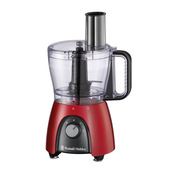Russell Hobbs 27110-56 robot da cucina 600 W 2,3 L Nero, Rosso, Trasparente