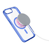 Cellularline Iconic Mag - iPhone 16e/17e Custodia trasparente con bordi colorati compatibile con ecosistema Magsafe