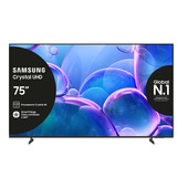 Samsung Crystal UHD 75" UE75U7000FUXZT 4K, Processore Crystal 4K, HDR, Smart Experience, OTS Lite & Adaptive Sound, Metal Stream Design, Smart TV, 2025