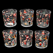 Mercury 52851 bicchiere per acqua Multicolore 6 pz 330 ml