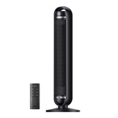Dreo Ventilatore a Torre Ultra Silenzioso, 25dB, Potente 8 m/s, Ventilatori a Colonna con Telecomando, 4 Modalità, 8 Livelli di Velocità, Oscillazione a 90°